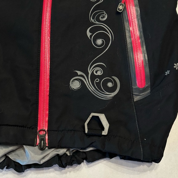 Motorfist Black and Pink Snowboard Snowmobile Ladies Outerwear Winter Jacket - Picture 5 of 12